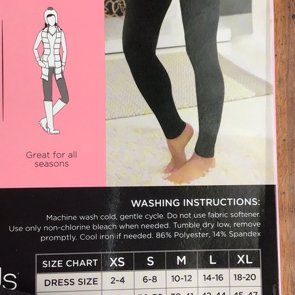 SOLD - Cuddl Duds - MicroWear black leggings - NWT - Small - Picture 8 of 10